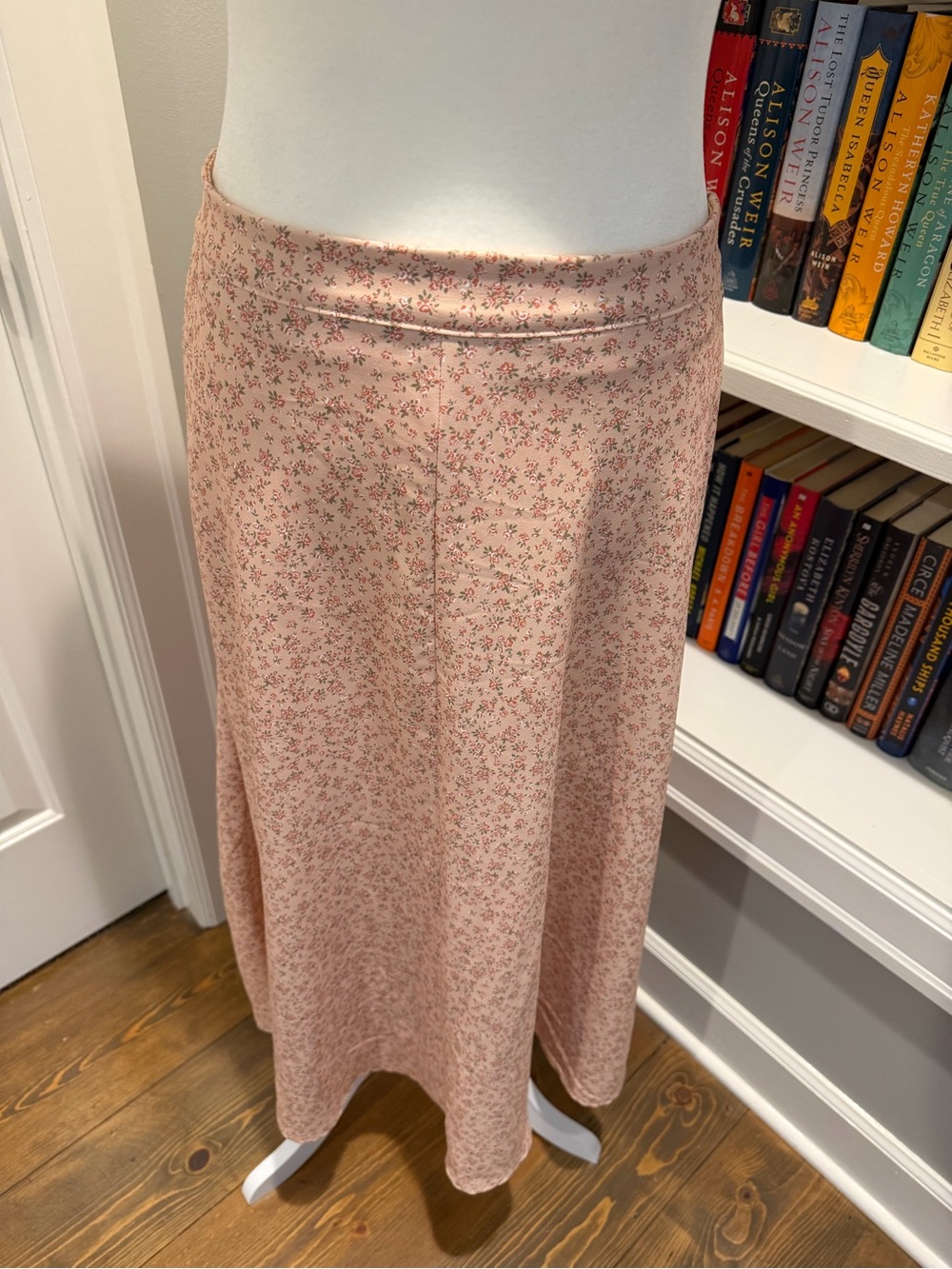 Altar'd State Blush Pink Floral Maxi Skirt